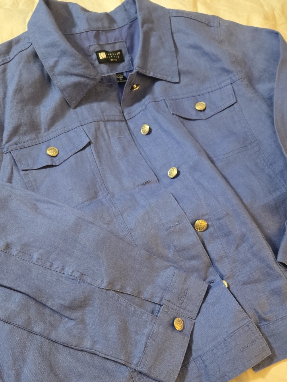 Women's Carole Little  Jacket in Blue Size 2X